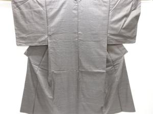 小格子織り出し本場泥大島紬男物着物アンサンブル